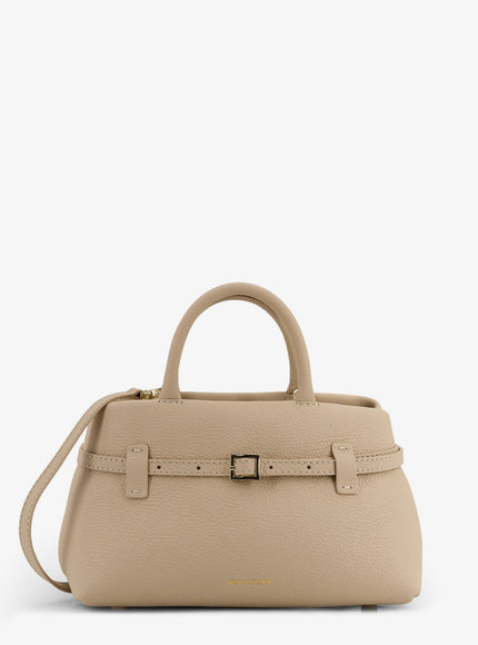 Manu Atelier Le Cambon 25 Leather Handbag Uni Vanilla