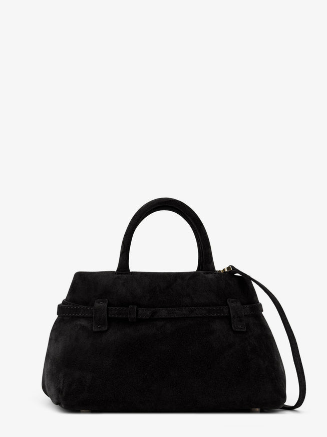 Manu Atelier Le Cambon 25 Suede Crossbody Bag
