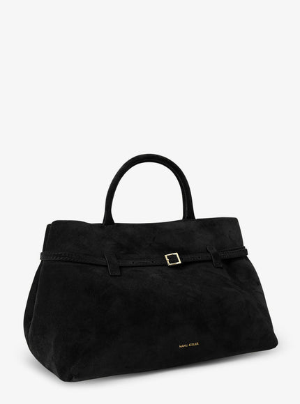 Manu Atelier Le Cambon 35 Suede Handbag