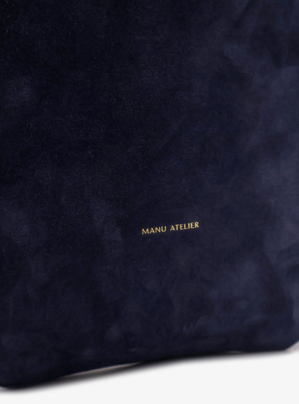 Manu Atelier Tote Du Jour Suede Shoulder Bag
