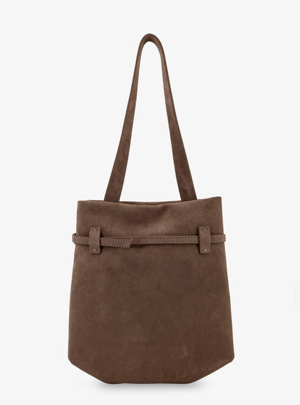 Manu Atelier Mini Tote Du Jour Suede Shoulder Bag