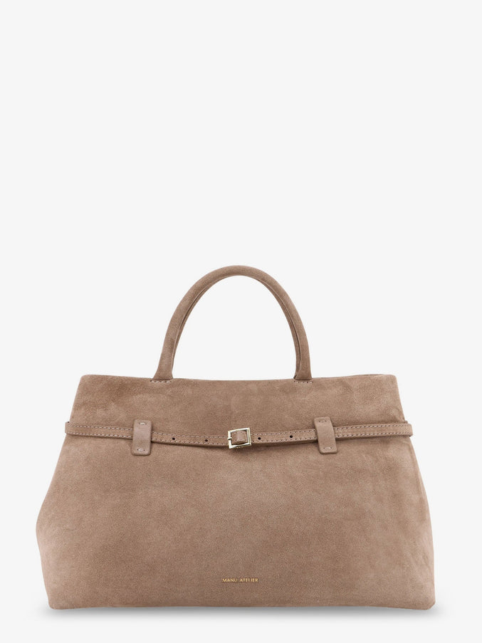 Manu Atelier Le Cambon 35 Suede Shoulder Bag Uni Sughero