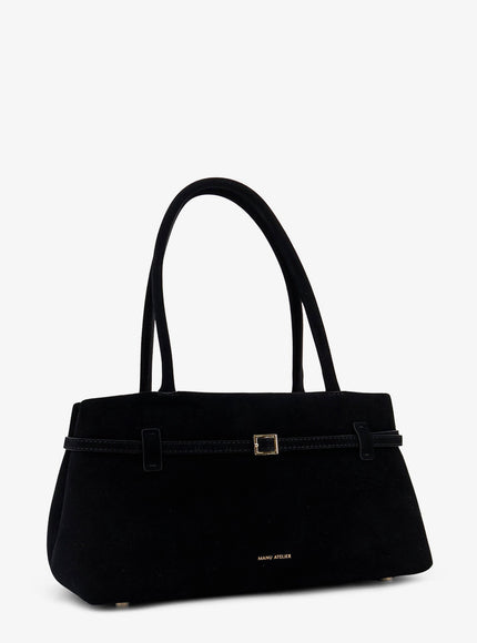 Manu Atelier East West Le Cambon Suede Shoulder Bag
