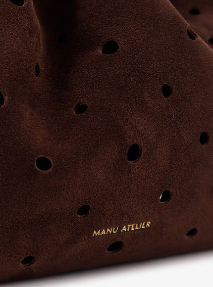 Manu Atelier Romy Suede Shoulder Bag