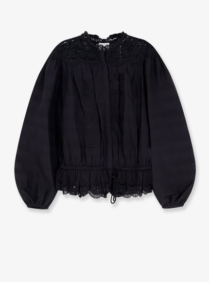 Marant Etoile Polly Organic Cotton Shirt Black