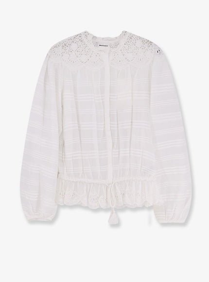 Marant Etoile Polly Organic Cotton Shirt White