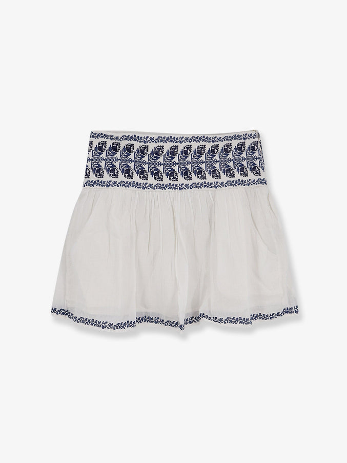 Marant Etoile Picadilia Certified Cotton Skirt Ecrublue