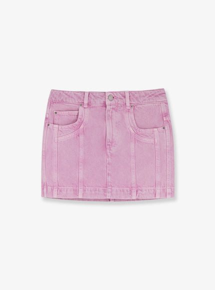 Marant Etoile Juana Organic Cotton Skirt Pink