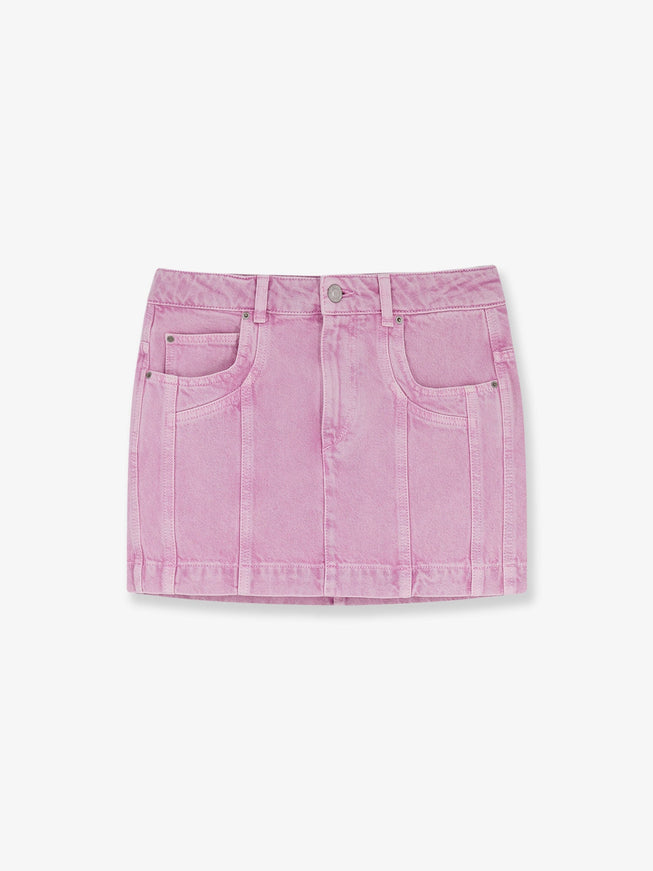 Marant Etoile Juana Organic Cotton Skirt Pink