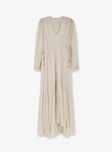 Marant Etoile Viscose Briane Dress Ecru
