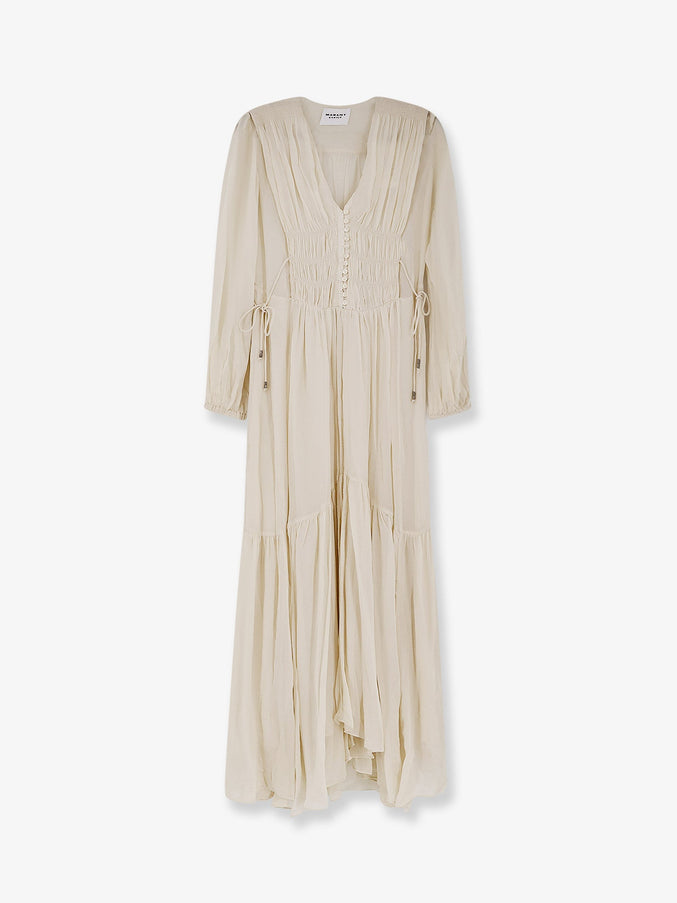 Marant Etoile Viscose Briane Dress Ecru