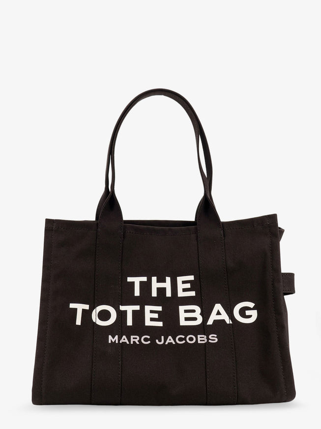 Marc Jacobs Canvas Shopping Bag With Frontal Logo Uni Nero