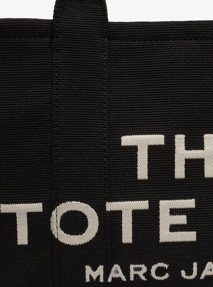 Marc Jacobs Traveler Tote Canvas Shopping Bag With Logo On The Front