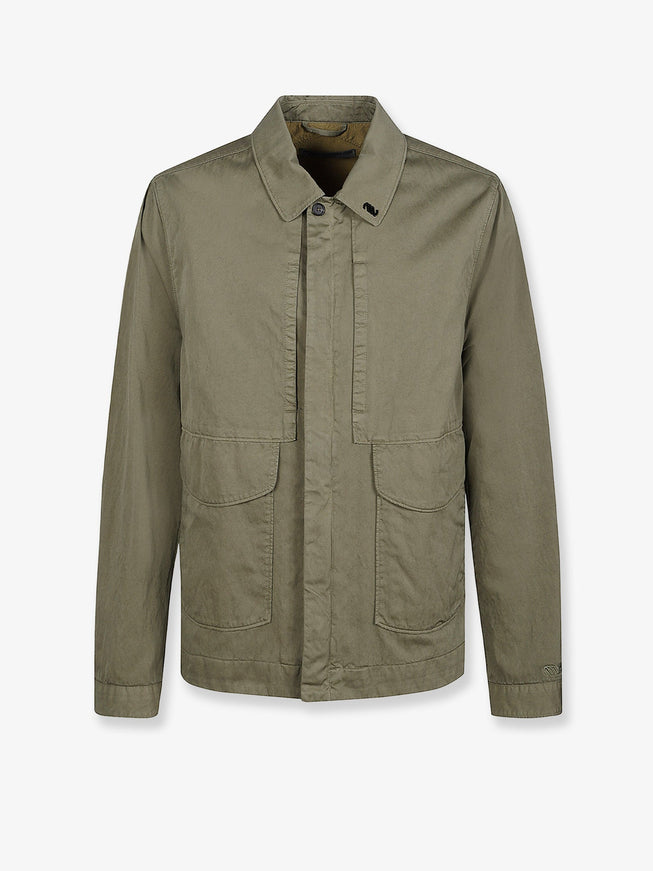 Massimo Osti Overshirt Cotton Blend Jacket Oxfordtan