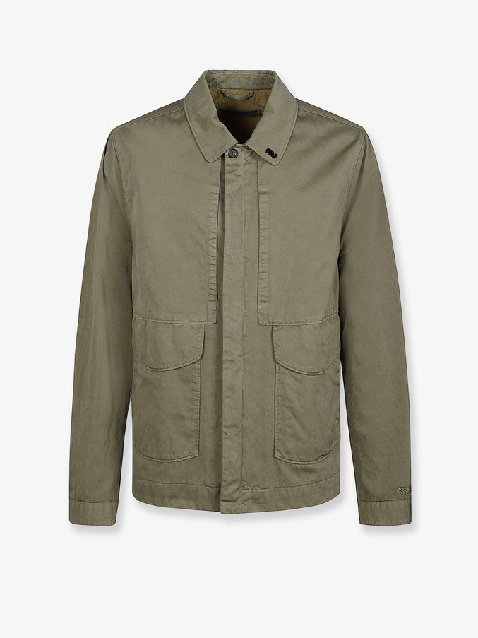 Massimo Osti Overshirt Cotton Blend Jacket Oxfordtan