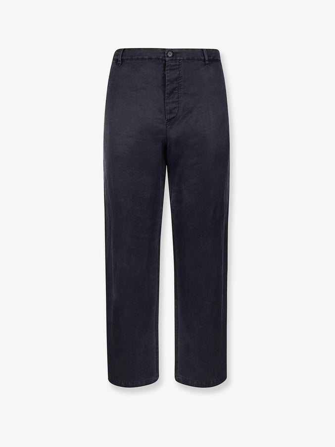 Massimo Osti Silk Blend Trousers Total Eclipse