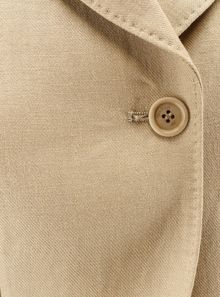 Max Mara Mxsbuono Linen Blazer