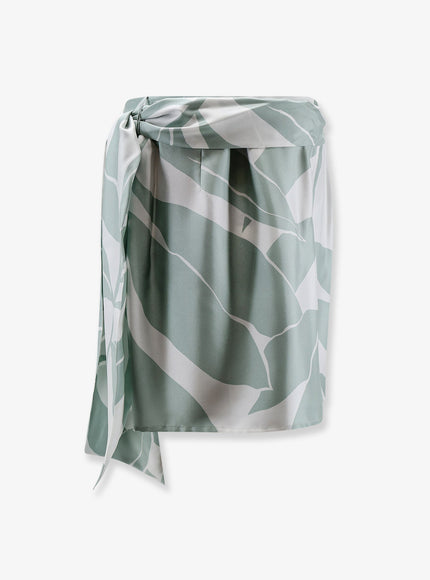 Max Mara Mxmstrano Silk Pareo Skirt