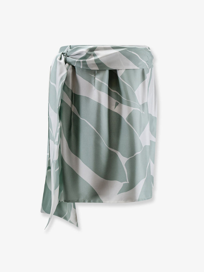Max Mara Mxmstrano Silk Pareo Skirt