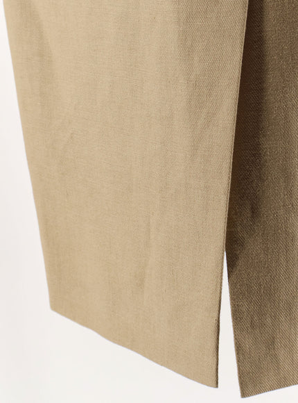 Max Mara Mxsveranda Linen Midi Skirt