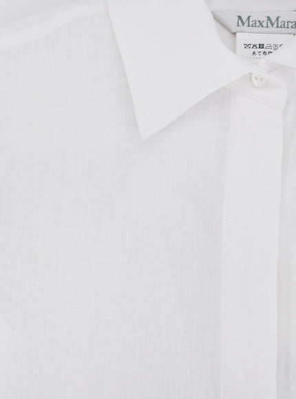 Max Mara Mxmfalasco "Vissuto" Linen Shirt