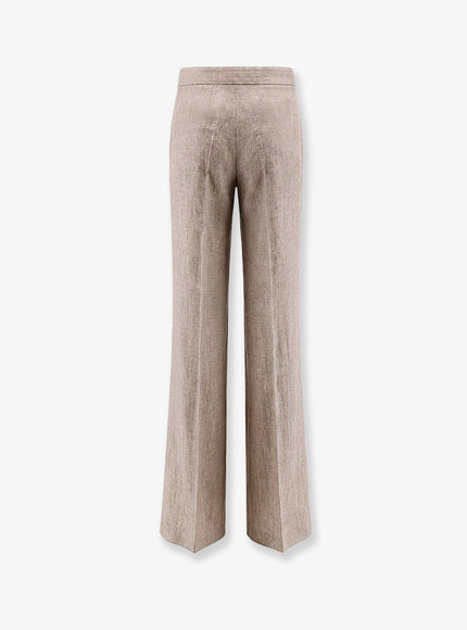 Max Mara Mxmdeserto Linen Trousers