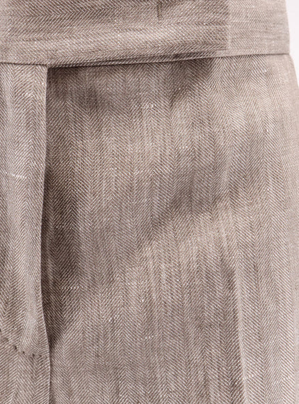 Max Mara Mxmdeserto Linen Trousers