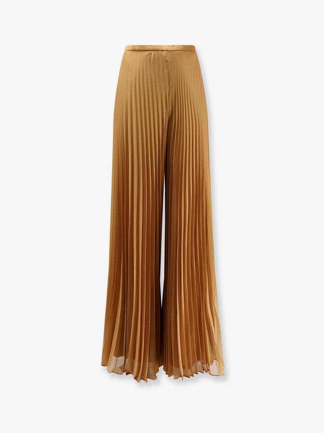Max Mara Mxegrembo Pleated Trousers Caramello