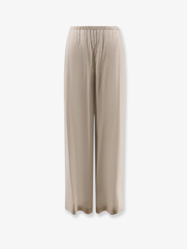 Max Mara Mxpdestino Linen And Viscose Trousers Sabbia