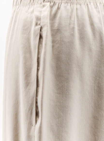 Max Mara Mxpdestino Linen And Viscose Trousers