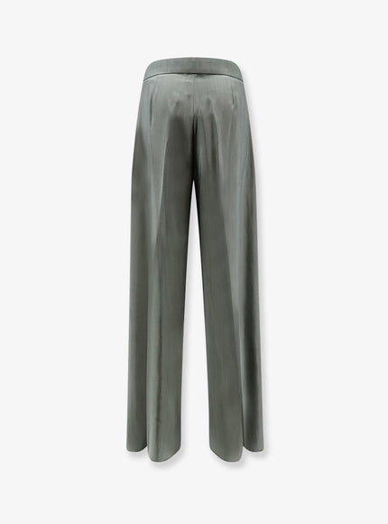Max Mara Mxmgiallo Virgin Wool And Silk Trousers