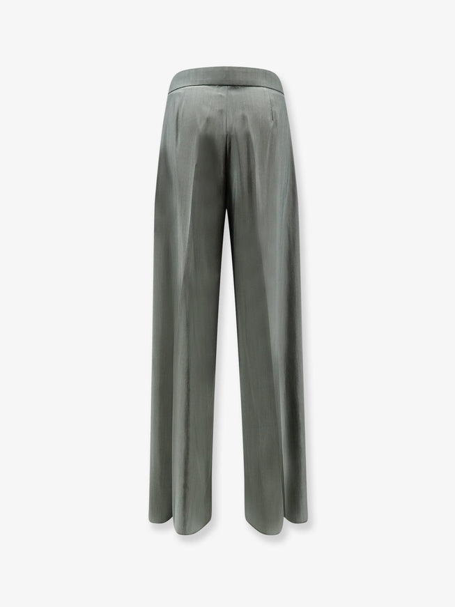Max Mara Mxmgiallo Virgin Wool And Silk Trousers
