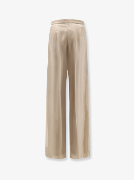 Max Mara Mxeolivi Silk Trousers