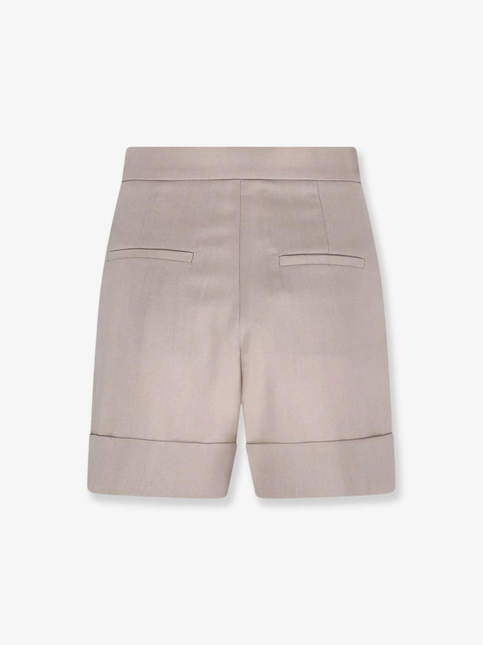 Max Mara Virgin Wool, Mohair And Wool Blend Bermuda Shorts