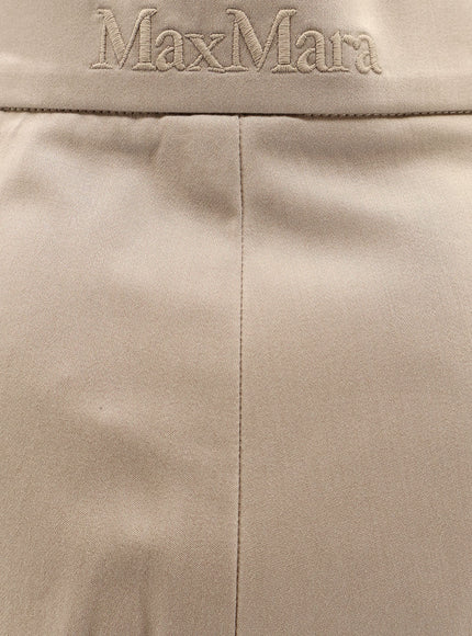 Max Mara Tabacco Stretch Cotton Shorts