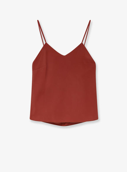 Max Mara Silk Munghia Top Terracotta