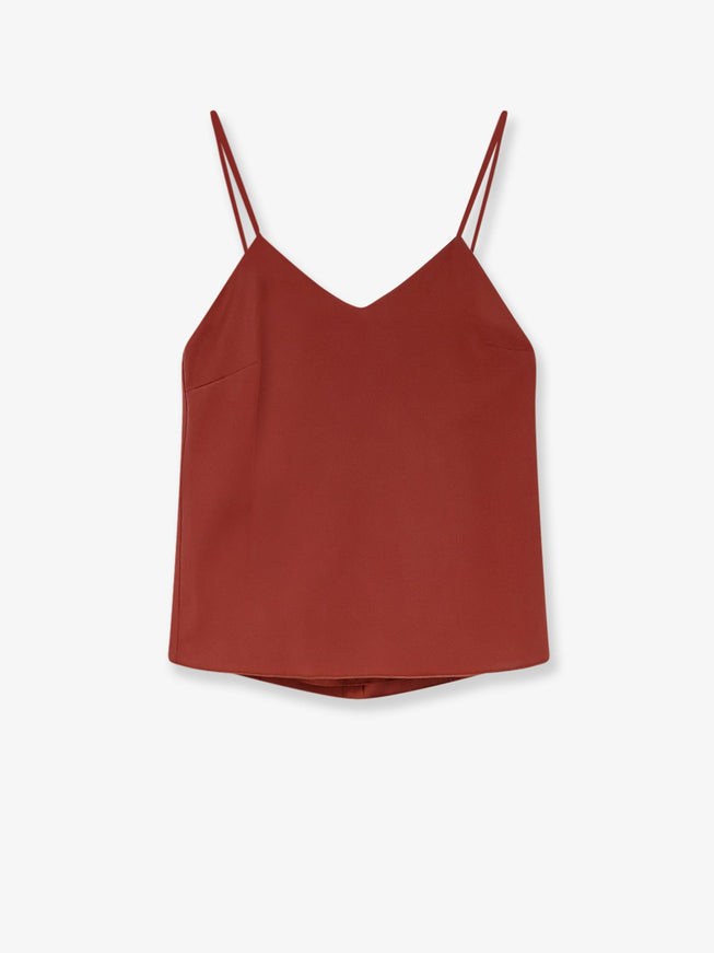 Max Mara Silk Munghia Top Terracotta