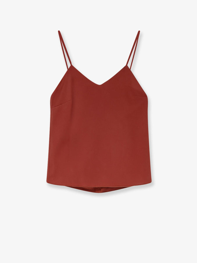 Max Mara Silk Munghia Top Terracotta