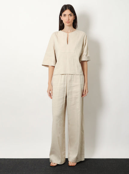 Max Mara Mxpsospiro Linen And Viscose Shirt
