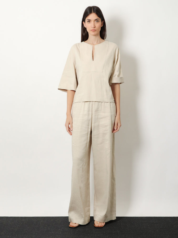 Max Mara Mxpsospiro Linen And Viscose Shirt