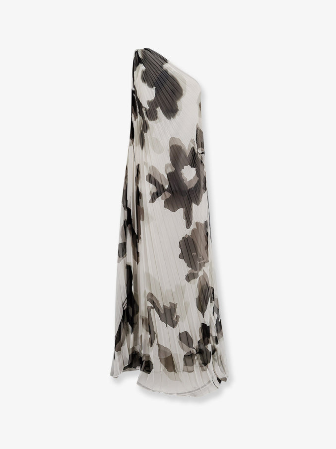 Max Mara Mxefuggito Pleated Long Dress