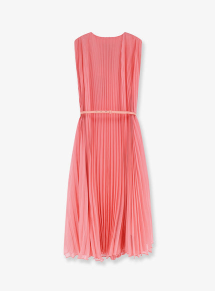 Max Mara Mxecapsula Long Dress With Belt