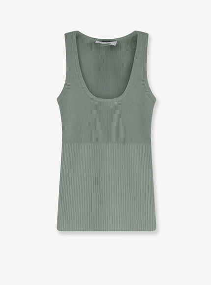 Max Mara Viscose Blend Tank Top Verde Salvia