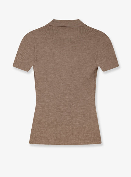 Max Mara Albero Virgin Wool Polo Shirt