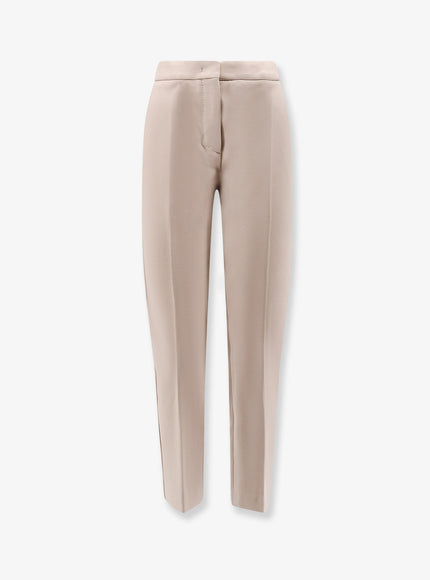Max Mara Viscose Blend Pegno Trousers Sabbia