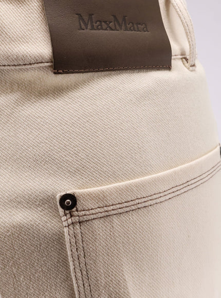 Max Mara Cotton Blend Mxpribes Trousers