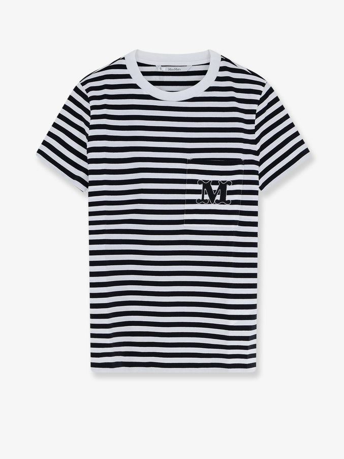 Max Mara Mxmoboli Cotton T-Shirt Nero