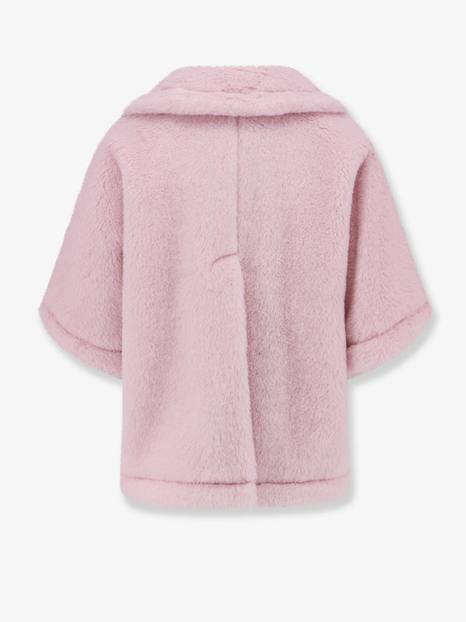 Max Mara Mxacorvino1 Alpaca And Virgin Wool Fur Cape