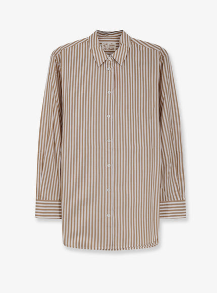 Mc2 Saint Barth Brigitte Striped Cotton Shirt Stripes