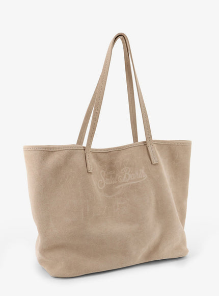 Mc2 Saint Barth City Bag Shoulder Bag In Suede